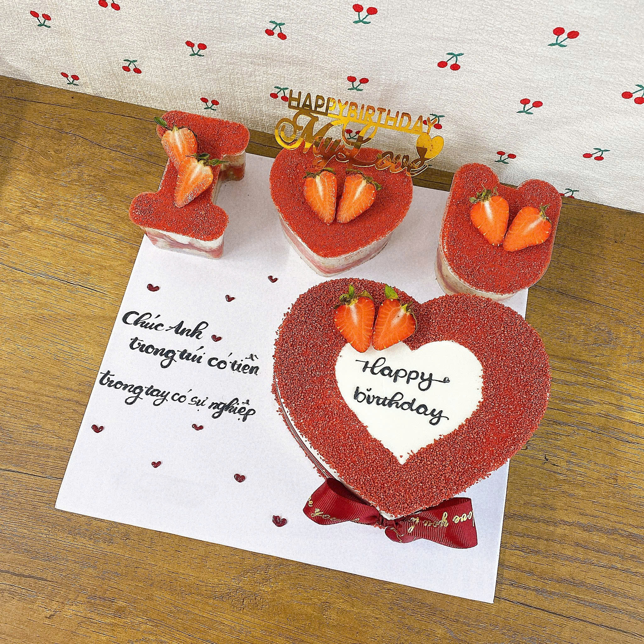 Mẫu bánh sinh nhật tặng Người Yêu và Bạn Gái đầy Lãng Mạn, Ngọt Ngào ý Nghĩa